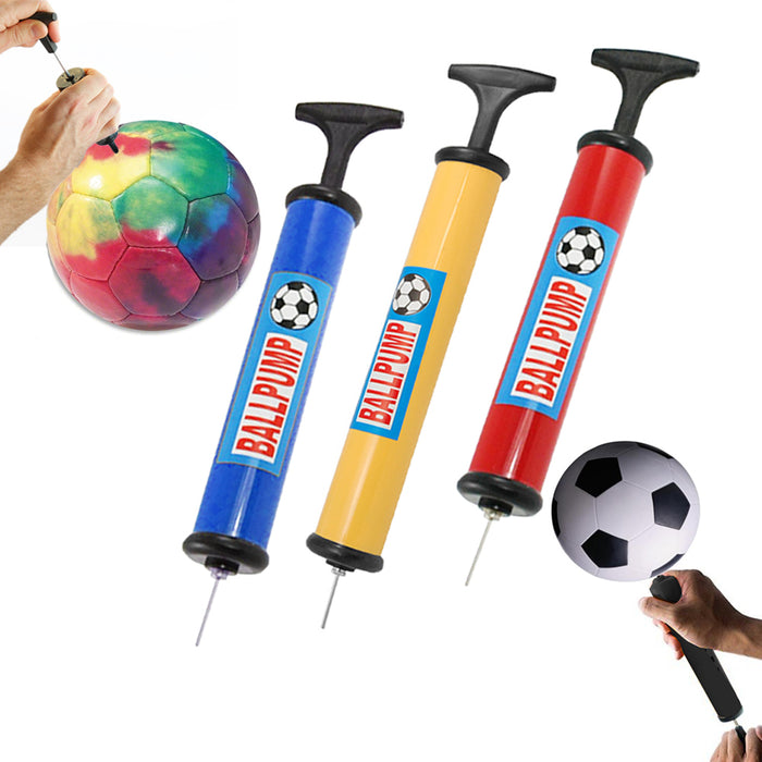 48 Ball Pump Handheld Air Inflator Needle Basketball Soccer Volleyball Balloon