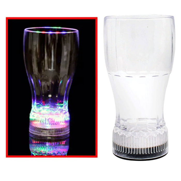 12 Pc Light Up LED Flashing Drinking Cup Color Change Bar Club Party Beer Glass