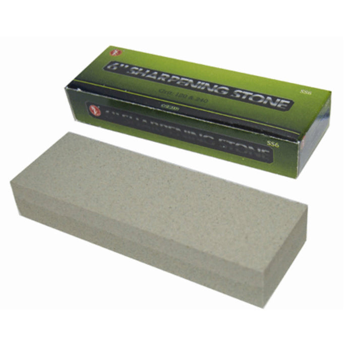 3 Pack 6" Aluminium Oxide Sharpening Stone Dual Hone Grit Knife Blade Sharpener