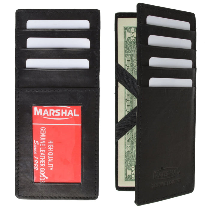 Marshal Leather Credit Card Holder Wallet