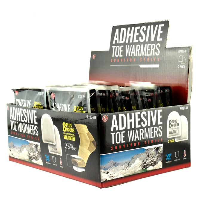 LOT of 288 Pairs Toe Warmers Adhesive Hot Feet Pads 8 Hour Heat Winter Expired