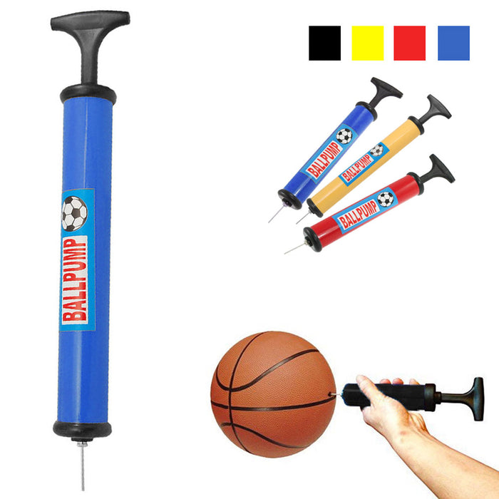 Ball Pump Sports Balls Handheld Air Inflator Needle Basketball Soccer Volleyball