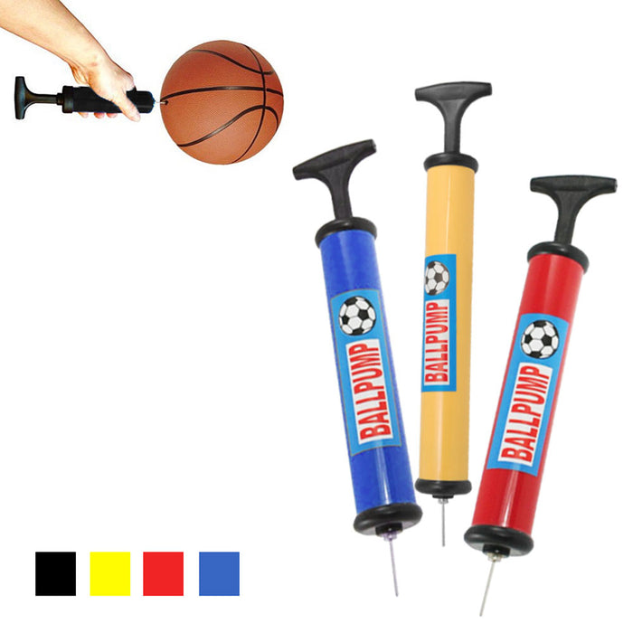 3 Sports Ball Air Pump Manual Hand Inflate Basketball Football Volleyball Needle