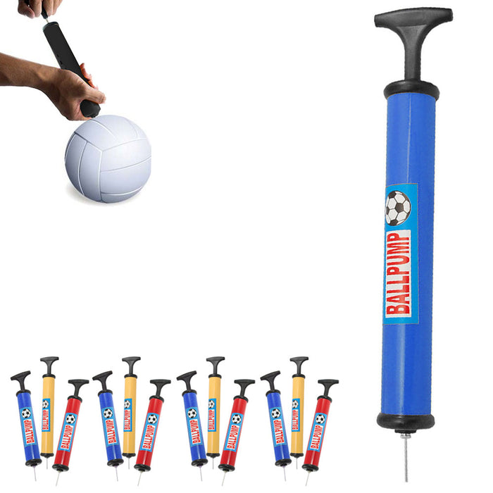 6 Pc Hand Air Pump Inflator Needle Sports Ball Football Basketball Soccer Balls