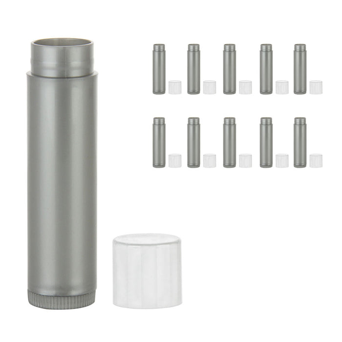 10 Pc Empty Lipstick Container Lip Balm Tube Case Caps Jars Chapstick BPA Free