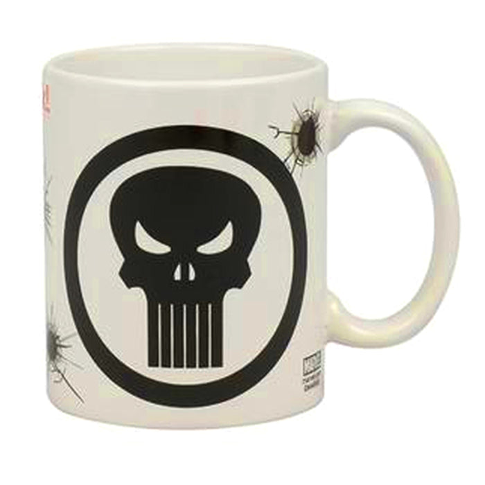 1 Marvel Comics Coffee Mug Punisher Skull 11.5oz Knights Cup Ceramic Zak Designs