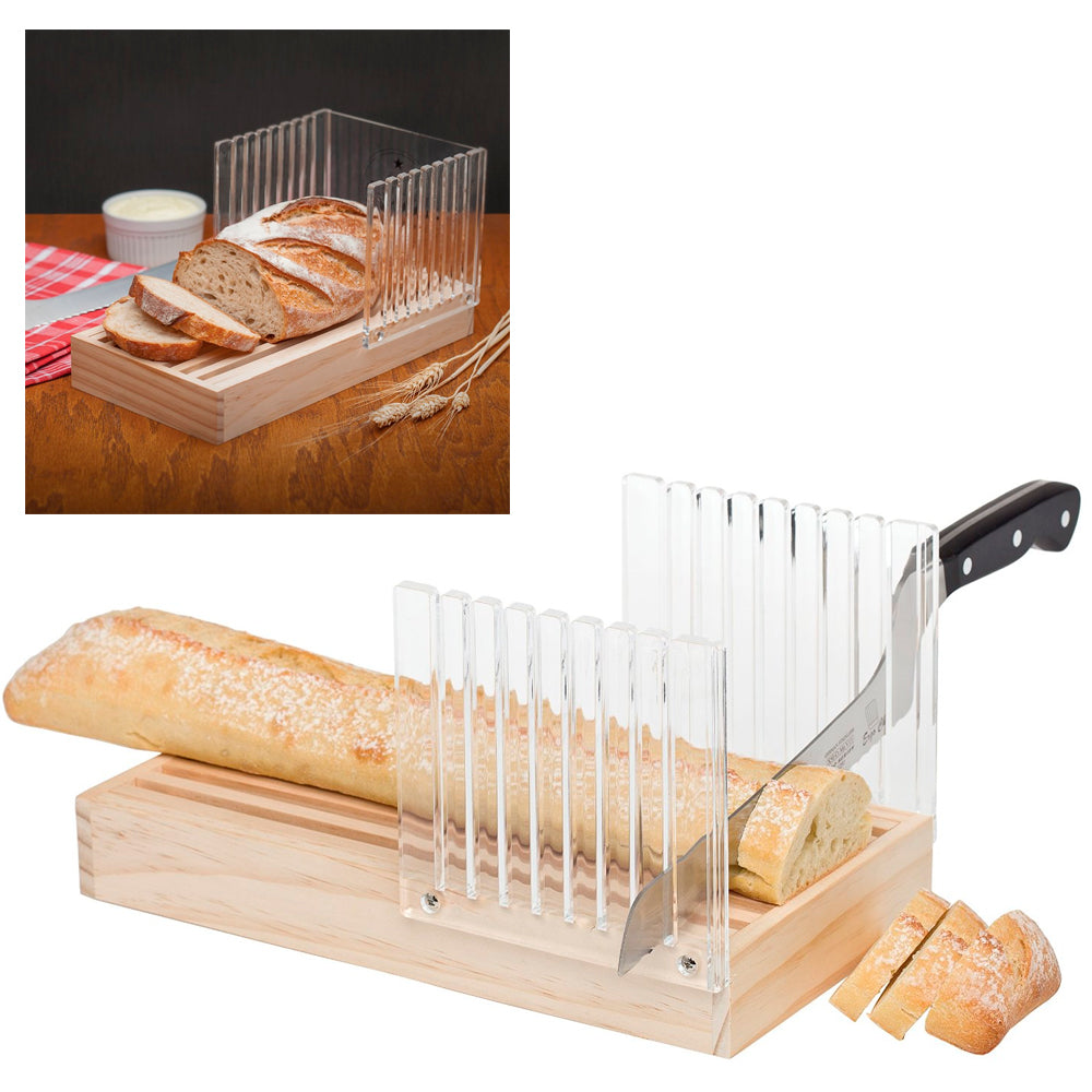 Source Practical Bread Cutter Loaf Toast Slicer Cutting Slicing Guide  Kitchen Tool on m.