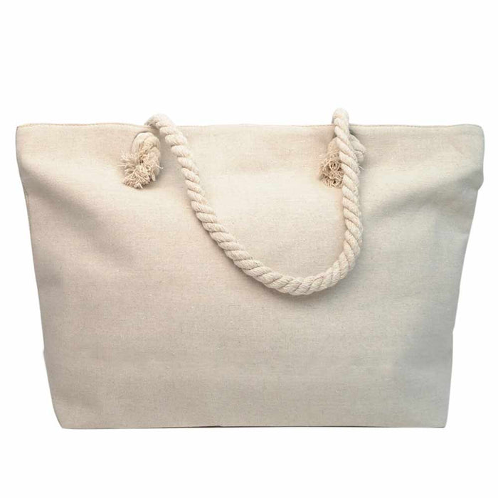 1 Large Tote Bag Shoulder Handbag Purse Reusable Grocery Shopping Travel Zipper