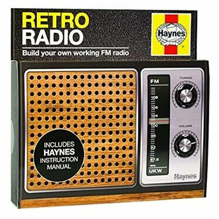 Haynes Retro Radio Kit Build Your Own Working Vintage FM Radio DYI Play Audio