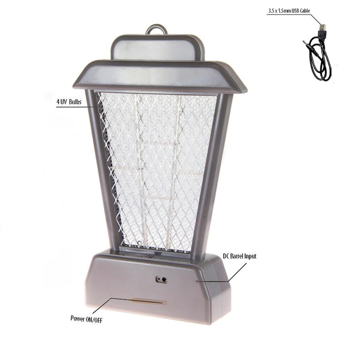 1PC Mosquito Killer USB UV Lamp Bug Zapper Light Lamp Pest Control