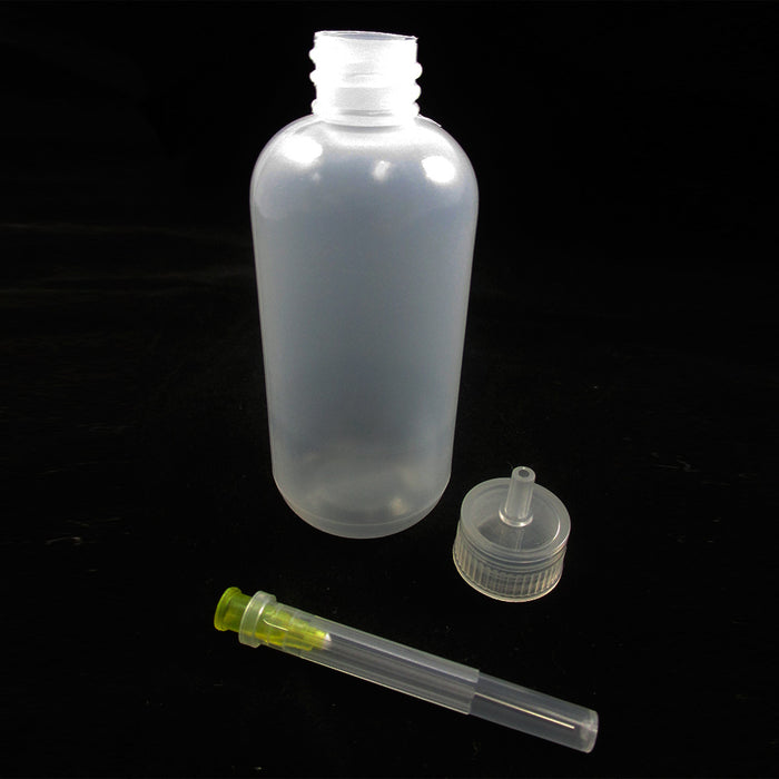 2 Pc 20ml Empty Plastic Squeezable Liquid Dropper Bottle Needle Tip Glue Ink Oil