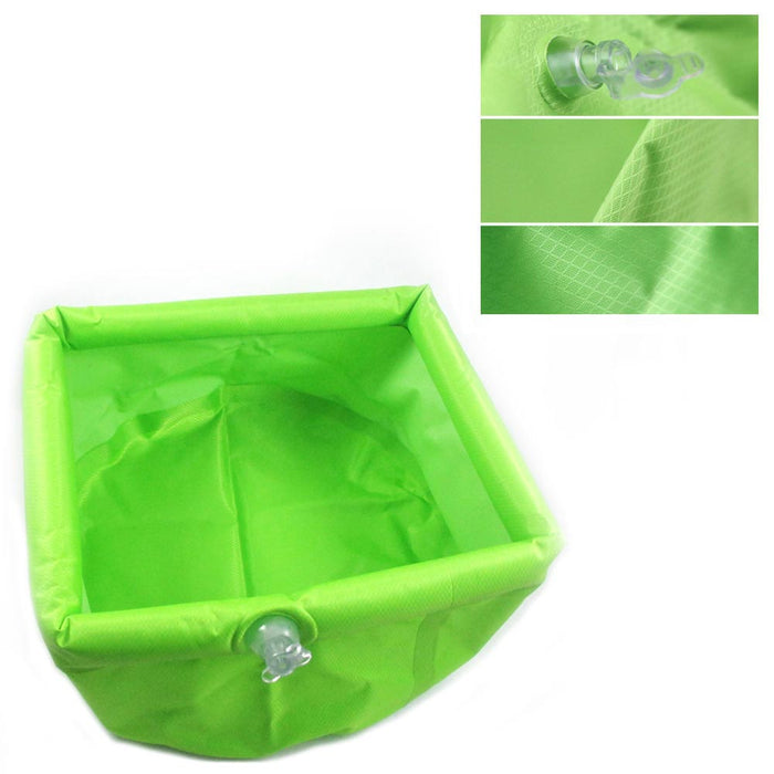 Portable 11" Inflatable Camping Sink 5L Wash Basin Folding Bucket Travel Outdoor