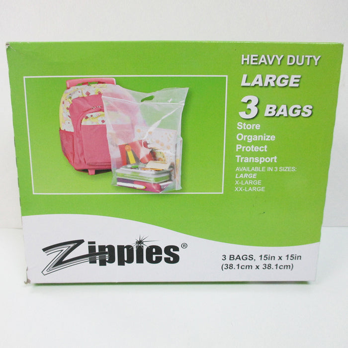 12 Clear Large Bag 15x15 Storage Clothes Shoes Cover Dust Storage Travel Airport
