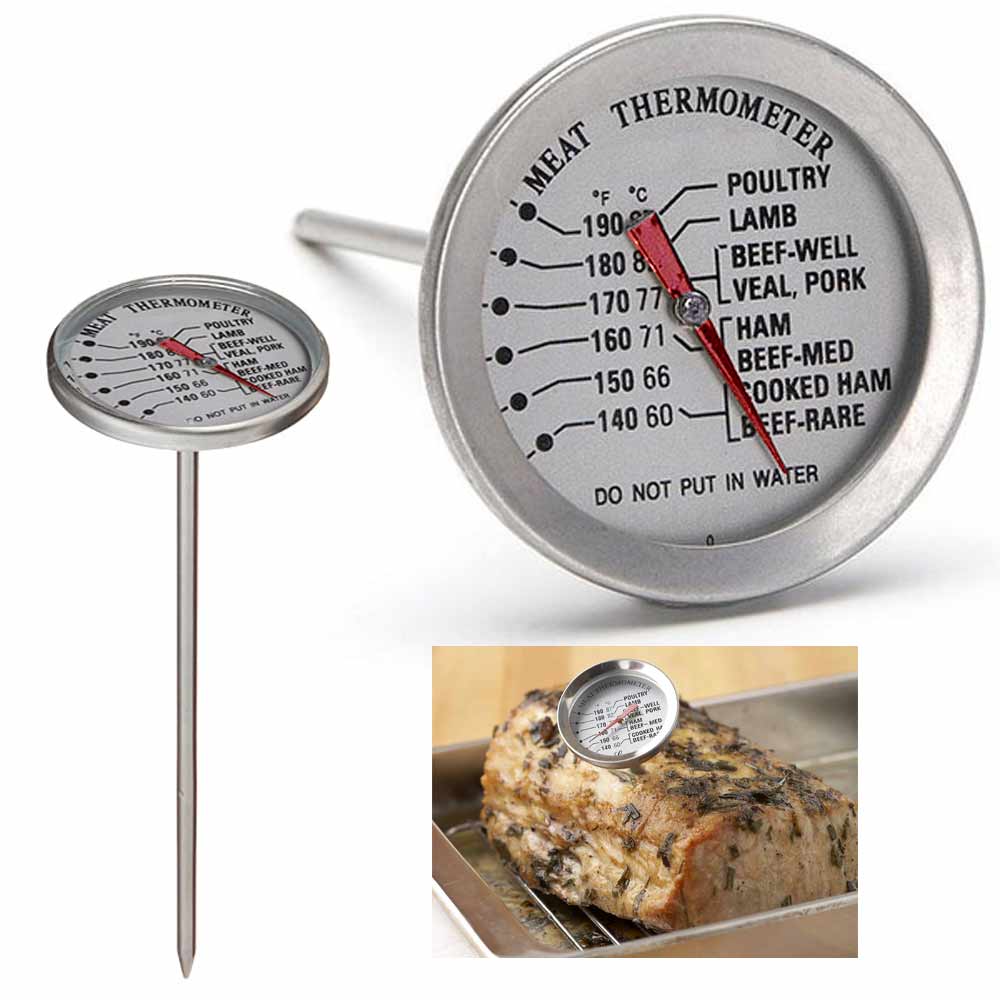 Instant Easy Read Meat Thermometer Food Grilling Cooking BBQ Smoker Ki