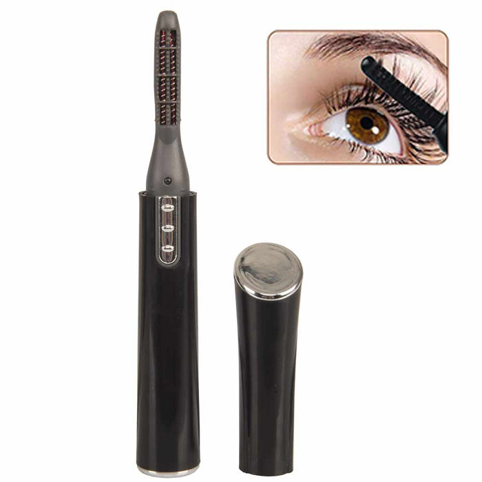 1 New Electric Automatic Long Lasting Heated Eyelash Eye Lashes Curler Makeup US