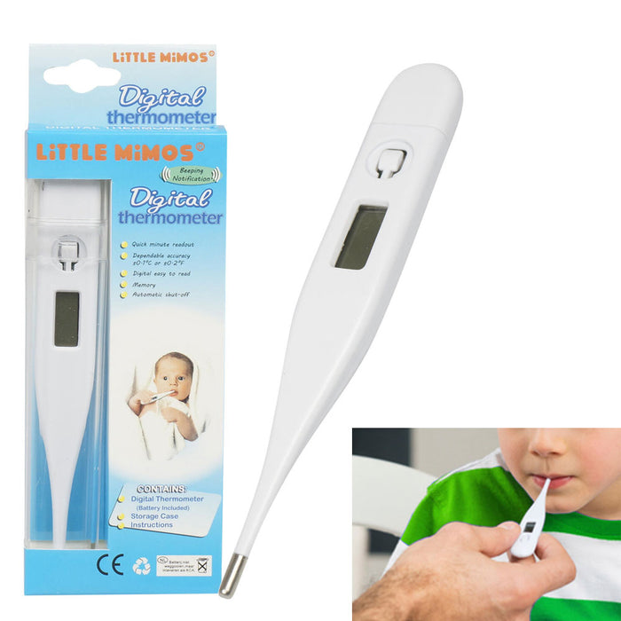 Digital LCD Thermometer Under Arm Rectal Fever Baby Body Temperature Child Adult