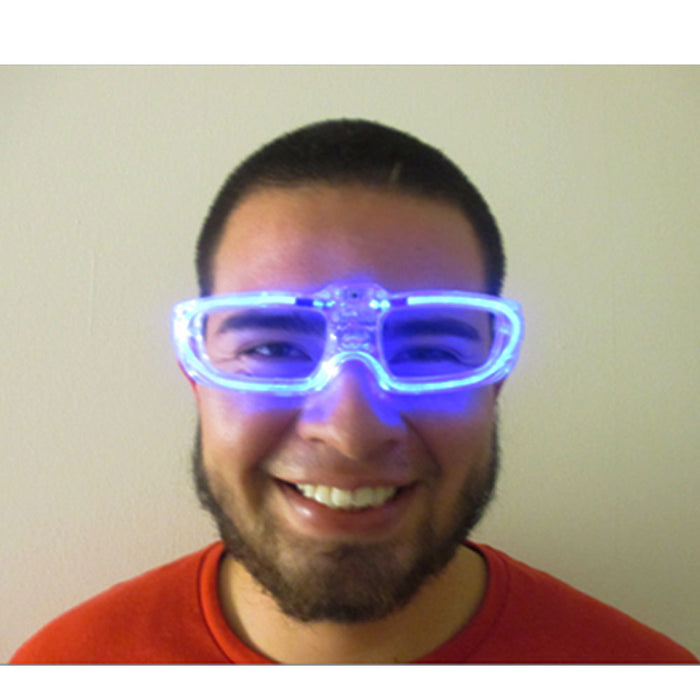 1 Light Up EDM Glasses LED Flashing Blinking Sunglasses Rave Party Club Disco Dj
