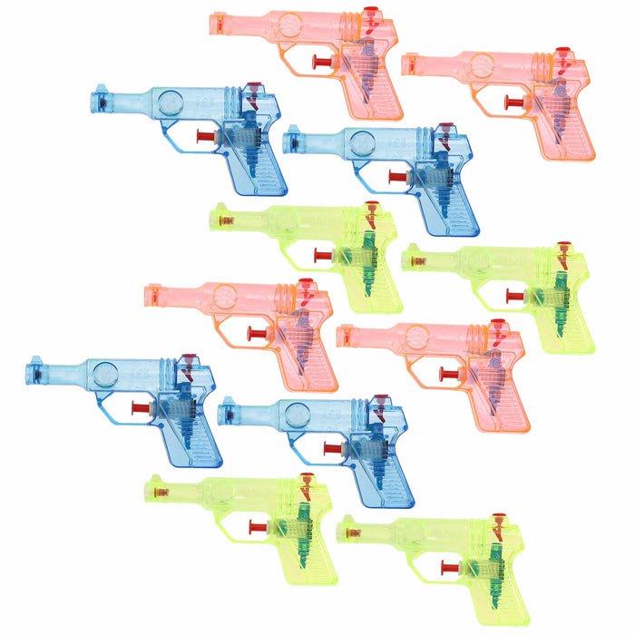 12 Pc Kids Water Gun Toy Shooter Pump Blaster Pool Swimming Beach Play Yard Fun