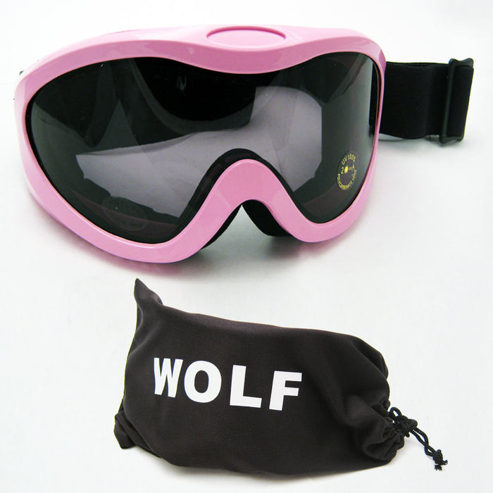 Ski Snow Goggles Snowboard Glasses Skiing Sports Adult Womens Lens Snow Pink New