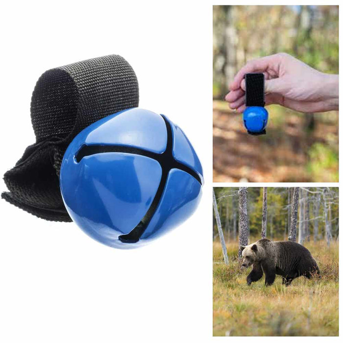 2PC Magnetic Loop Strap Anti Bear Bell Silencer Startling Animals Camping Hiking