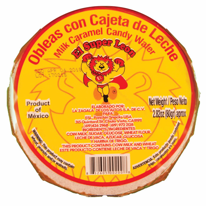 10 Pc Obleas Con Cajeta De Leche Mexican Candy Milk Caramel Wafer Caramelo Sweet