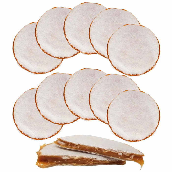 10 Pc Obleas Con Cajeta De Leche Mexican Candy Milk Caramel Wafer Caramelo Sweet