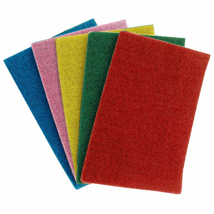 5pc Jumbo Scouring Abrasive Pads Sponge Wash Sourer Cleaner Scour Scrub Cleaning