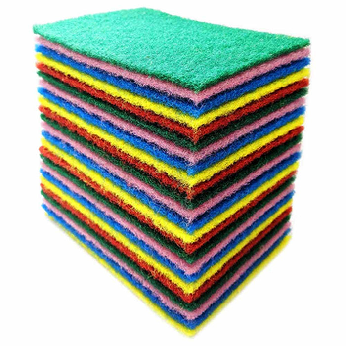 20Pc Jumbo Scouring Pads Sponge Kitchen Wash Dishes Cleaner Scour Scrub Cleaning