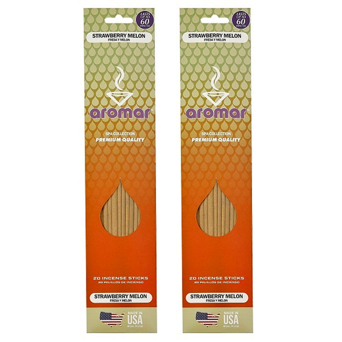 40 X Incense Sticks Strawberry Melon Scent Hand Dipped Burning Fragrance Premium