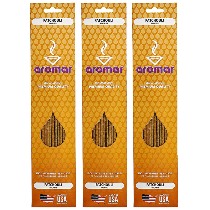 60 X Premium Incense Sticks Patchouli Scent Hand Dipped Burning Fragrance Aroma