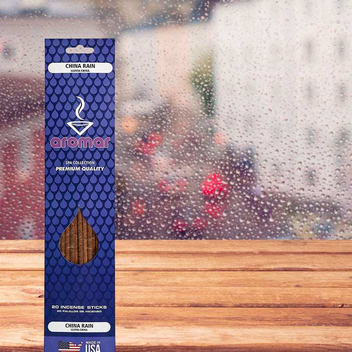 60 X Premium Incense Sticks China Rain Scent Hand Dipped Burning Fragrance Aroma