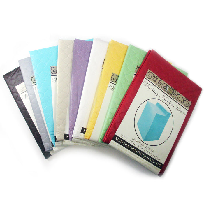 2 PC Washer Dryer Machine Cover Protector Dustproof Vinyl Waterproof Sunscreen