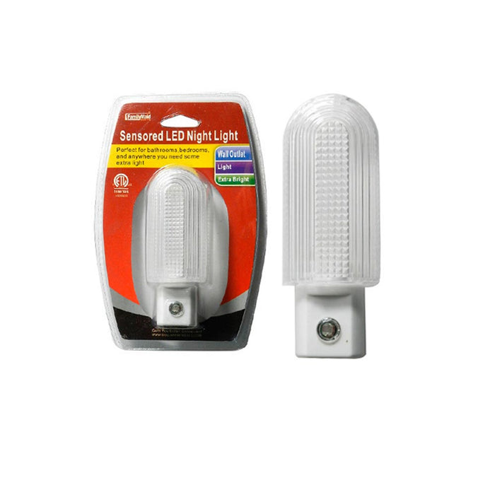 12 Pc Plug-in LED Night Lights Lamp Dusk Auto Light Sensor Hallway Kitchen Bathroom