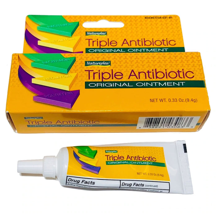 4 Pc Triple Antibiotic Ointment 0.33oz Cream Bacitracin Zinc First Aid Relief