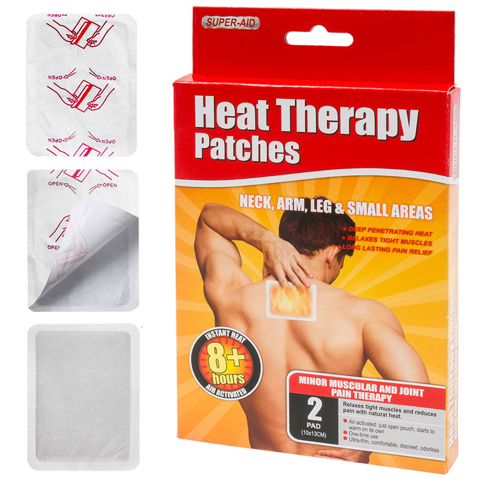 12 Pc Heat Therapy Patches Warm Pain Relief Pads Neck Back Shoulder Muscle Joint
