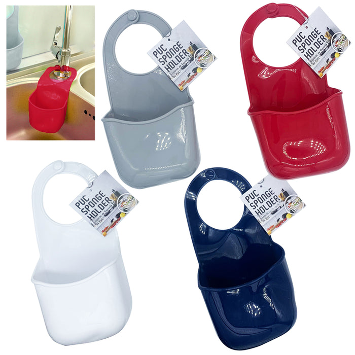 2 Sink Sponge Holder Drain Rack Caddy Soap Basket Cup Storage Drainer Organizer