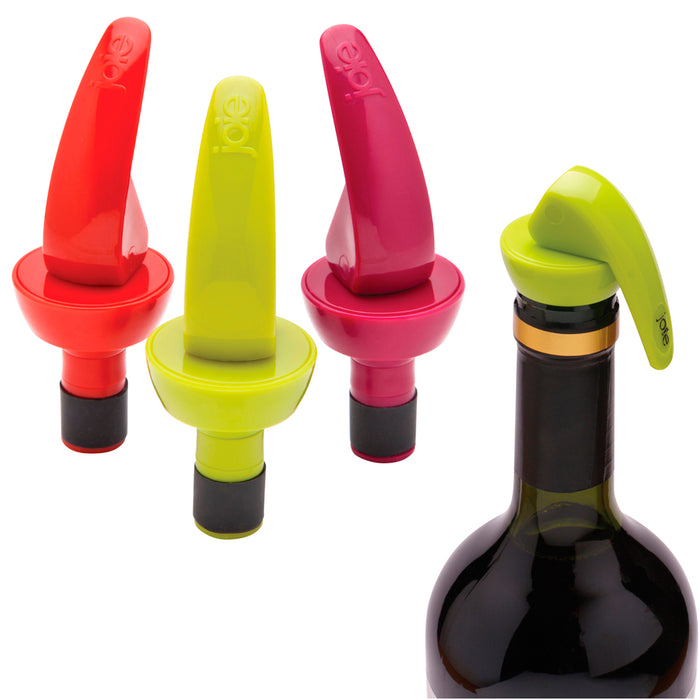 12 Joie Topper Bottle Stopper Wine Expanding Airtight Pumps Sealer Cork Tool New