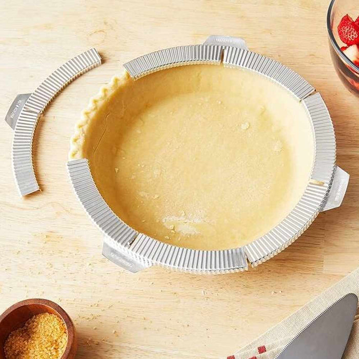 10 Pc Aluminum Baking Pie Crust Shield Reusable Fits 10" Pan Frozen Round Pizza