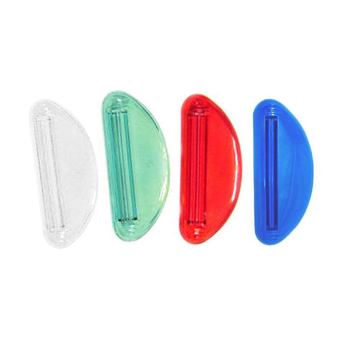 6 Plastic Ez Tube Squeezer Toothpaste Dispenser Holder Extract Rolling Bathroom