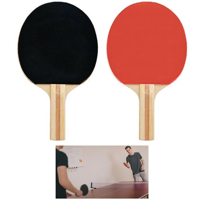 2 X Professional Paddle 5 Ply Ping Pong Table Tennis Indoor Outdoor Sports Games