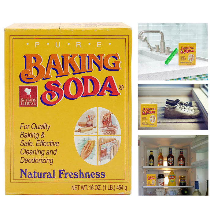 2pc Baking Soda Refrigerator Air Freshener Odor Neutralizer Fridge Deodorizer