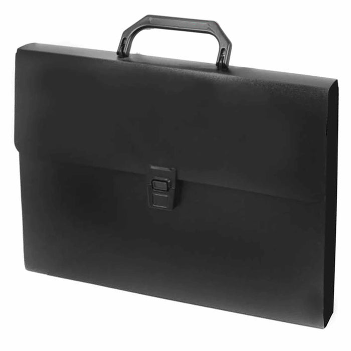1 Document Holder Letter Size Paper Organizer Brief Case Portfolio Carry Handle