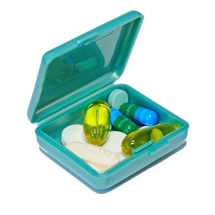 4 Pc Travel Pill Case Box Medicine Tablet Storage Organizer Container Holder