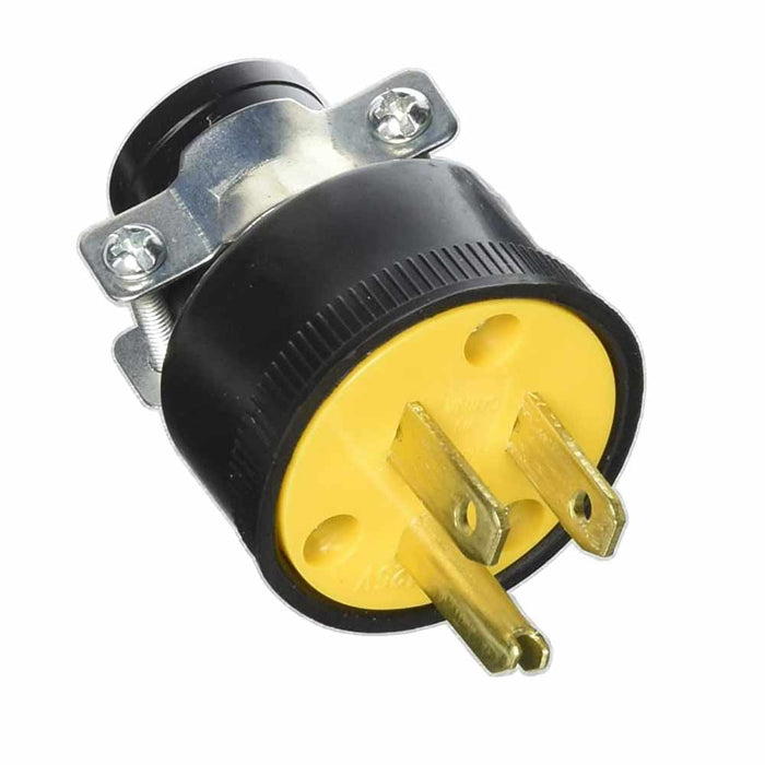 2 Pc 3-Prong Replacement Male Electrical Plug Heavy Duty Extension Cord Grounded