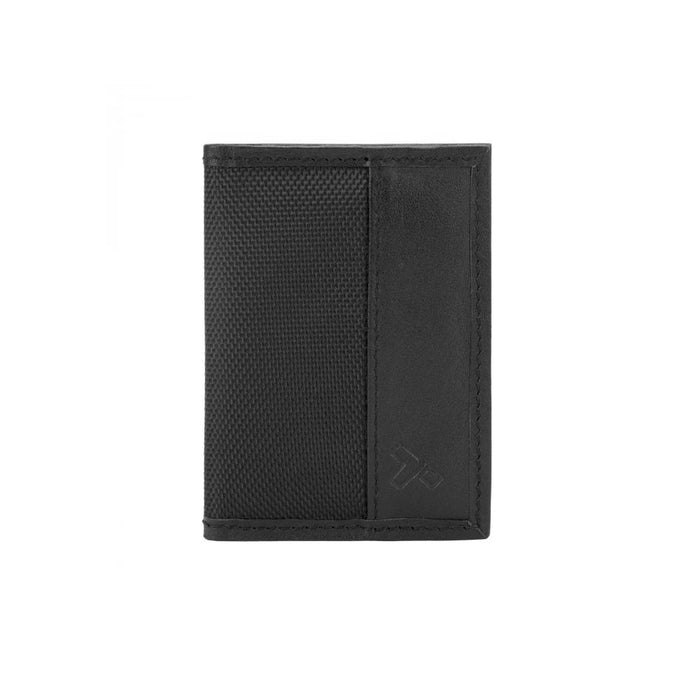 Travelon Wallet Genuine Leather RFID Blocking Credit Card Case Billfod ID Black