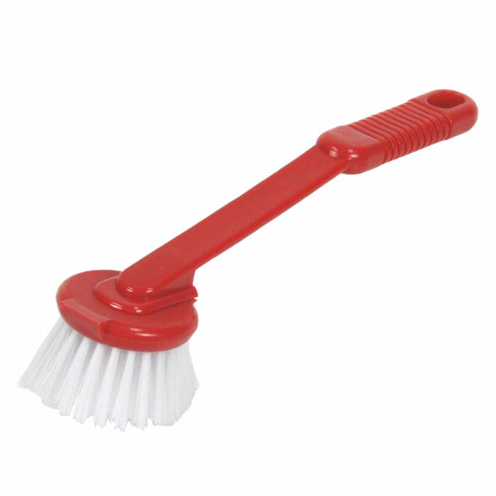 1 Pc Vegetable Cleaning Brush With Handle Fruit Veggie Scrubber Nylon Bristles
