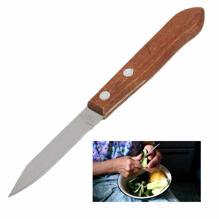 1 Pc Granny Knife 3" Stainless Steel Paring Peeling Sharp Blade Slicer Cutting