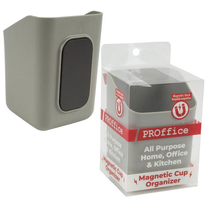 1 Pc Magnetic Cup Desk Organizer Pen Pencil Holder Storage Tray Desktop Office