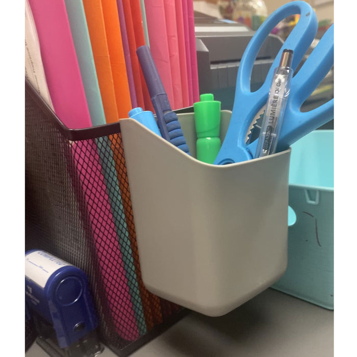 1 Pc Magnetic Cup Desk Organizer Pen Pencil Holder Storage Tray Desktop Office