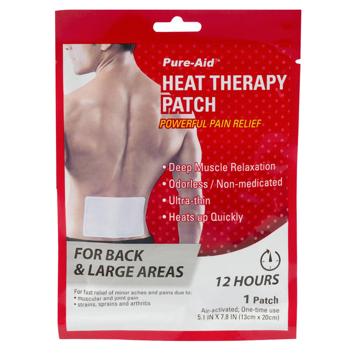 20 Large Heat Therapy Patches Warm Pads Back Deep Muscle Joint Pain Relief 20cm